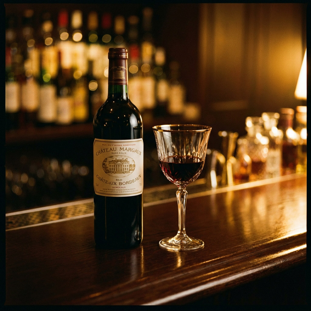 Verre de vin à la terrasse