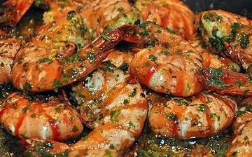 Gambas sautés