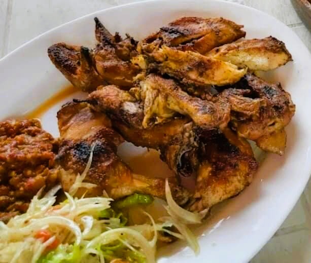 Poulet braisé